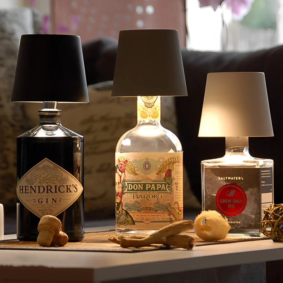 Wine Bottle Touch Lamp Head