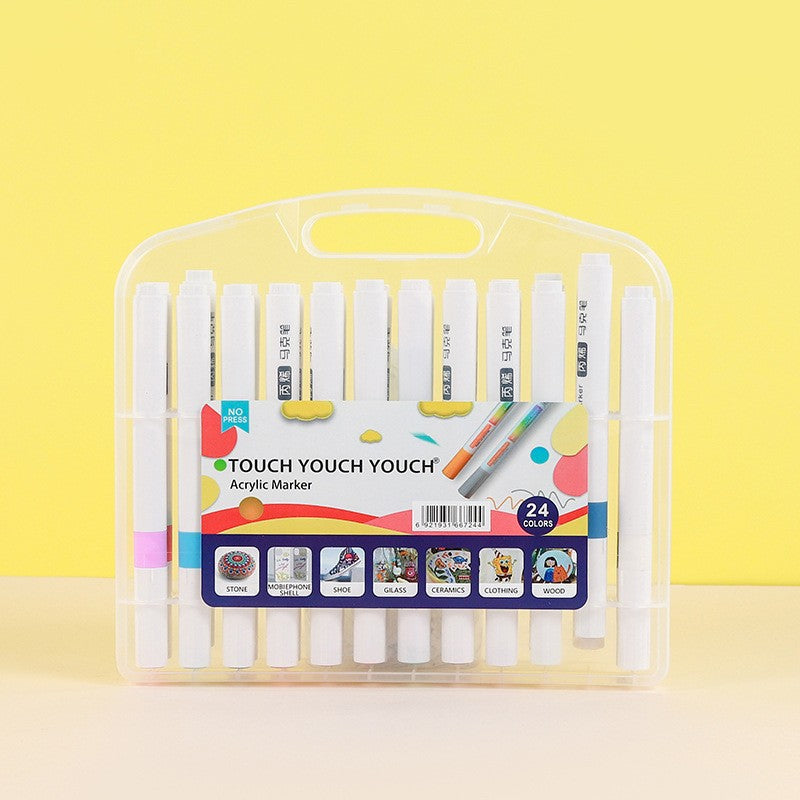 24/36/48/60/80 pcs Children Acrylic Marker Set